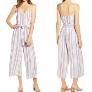 New Love, Fire Multi Stripe Jumpsuit XS